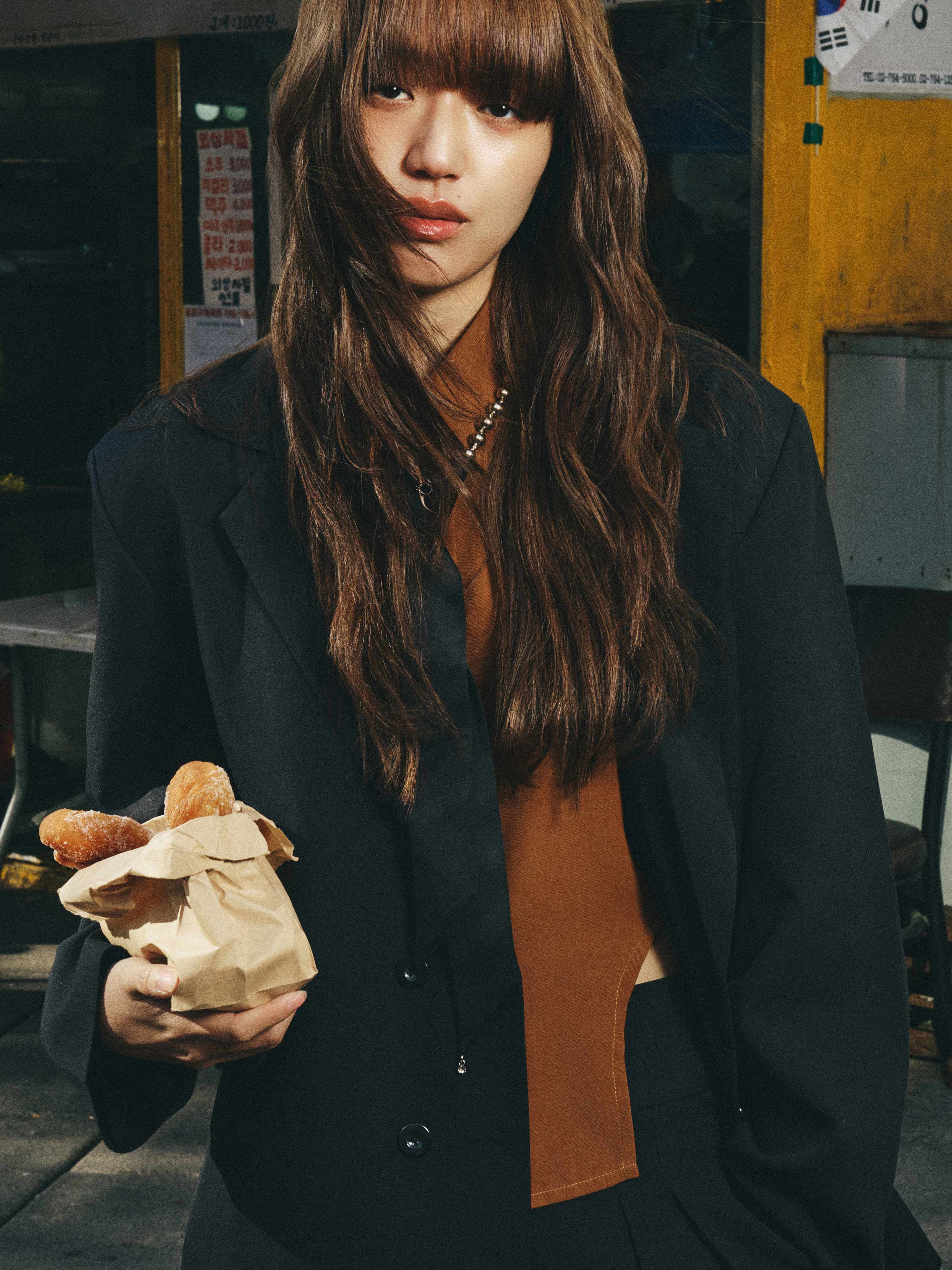 OVERSIZED BLAZER - BLACK